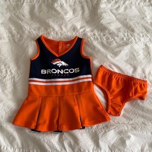 Denver Broncos cheerleading outfit